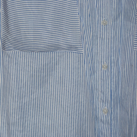 Blue and White striped dress - Picture 2 of 3